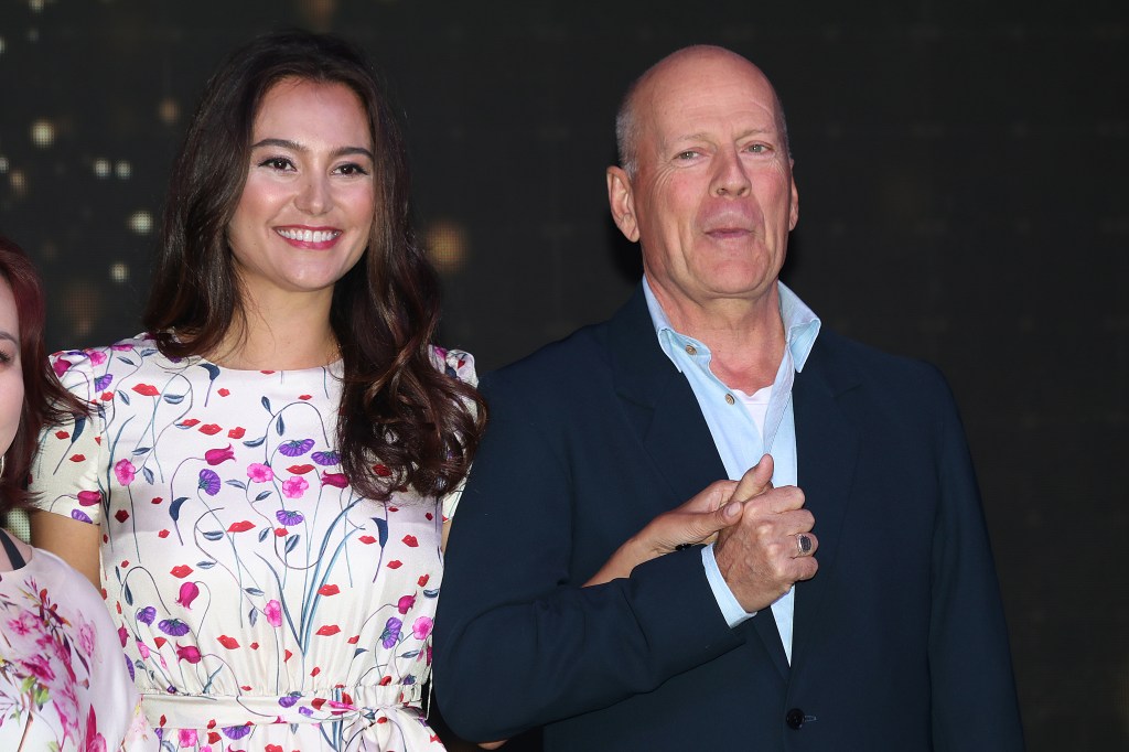 Bruce and Emma Willis