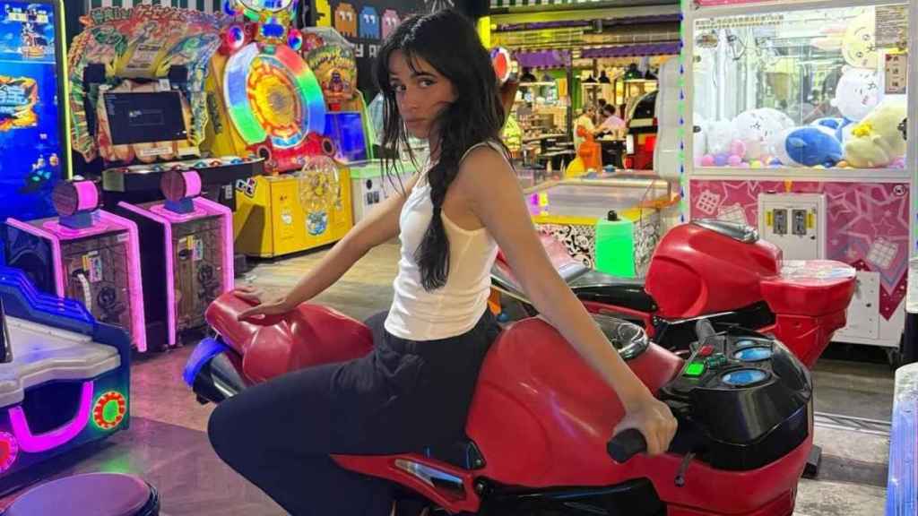 Camila Cabello Rides 'Bike' in Reverse in New Asia Trip Photos