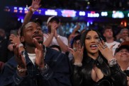 Cardi B with boyfriend Stefon Diggs