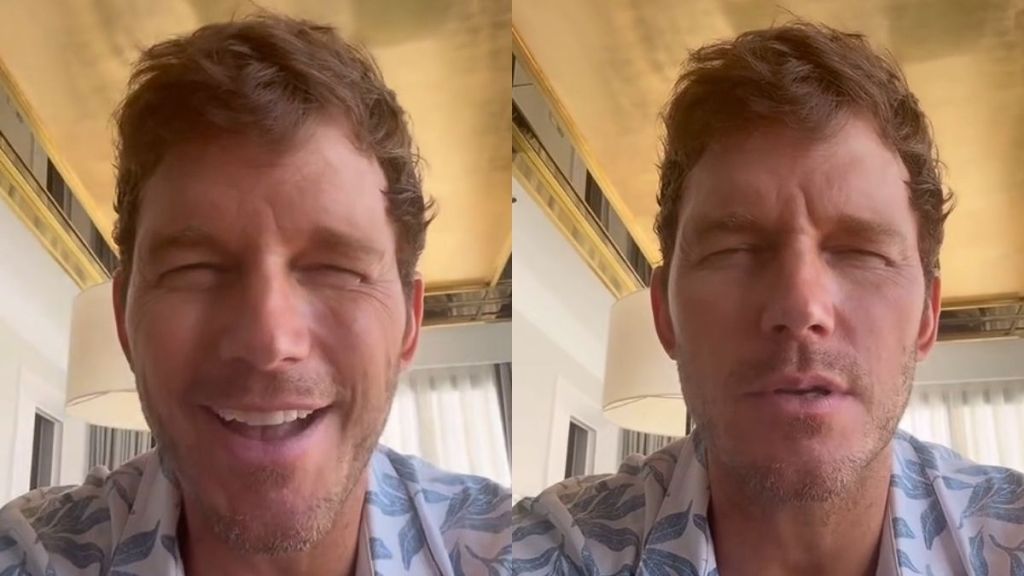 Chris Pratt Gets Roasted Online for Squinting Through His Prayer Video
