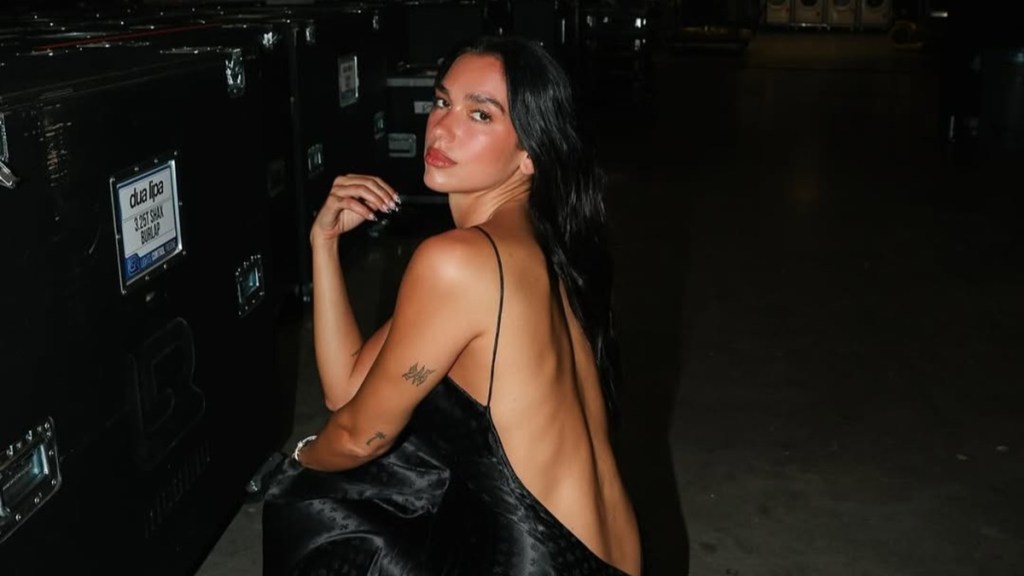 Dua Lipa Posing in Backless Dress Made Fans Say ‘Her Body Is Carved by the Gods'