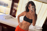 Nina Dobrev Stuns in Cut-Out Swimsuit While Vacationing With Zac Efron
