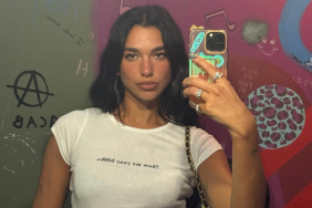Internet Reacts to Dua Lipa in Black Bralette Top & Pants: 'Queen'
