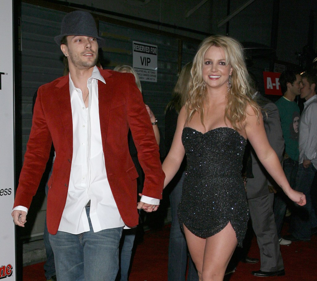 Kevin Federline and Britney Spears 