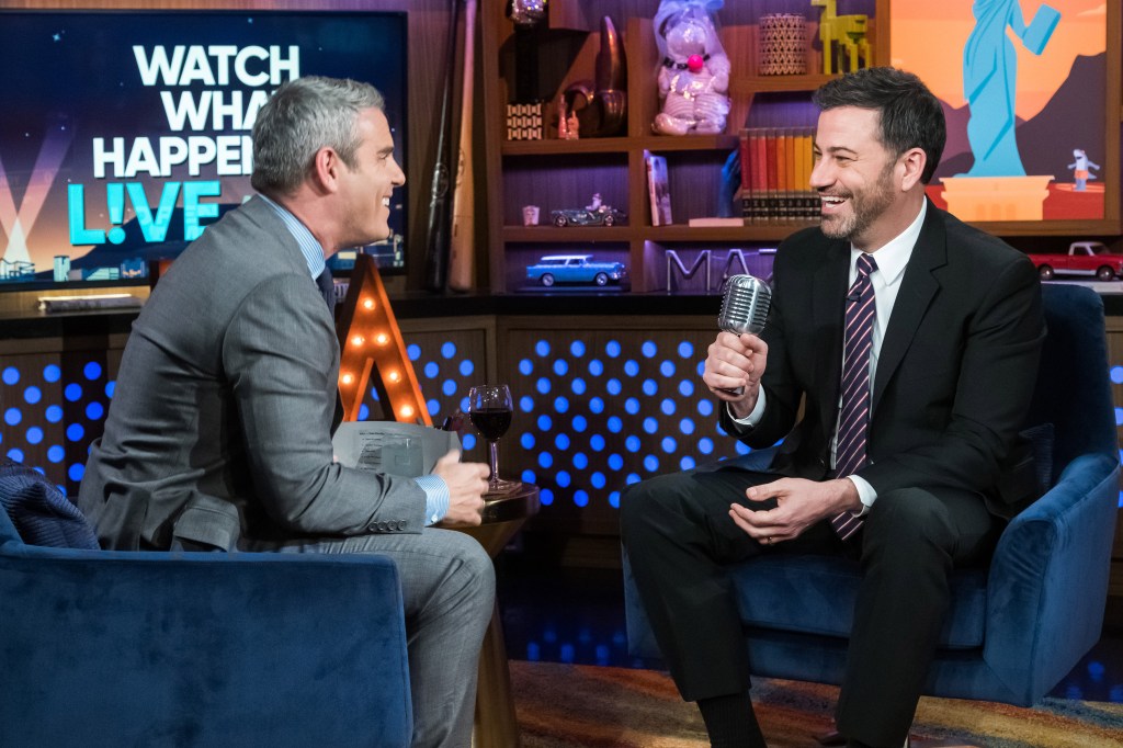 Andy Cohen and Jimmy Kimmel on Watch What Happens Live