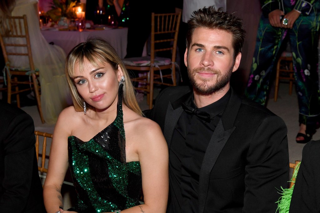 Liam Hemsworth and Miley Cyrus