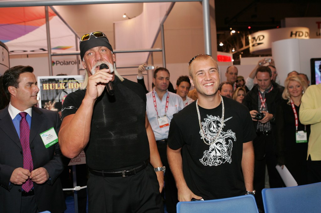 Hulk and Nick Hogan