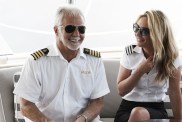 Captain Lee and Kate Chastain