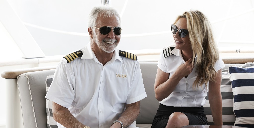 Captain Lee and Kate Chastain