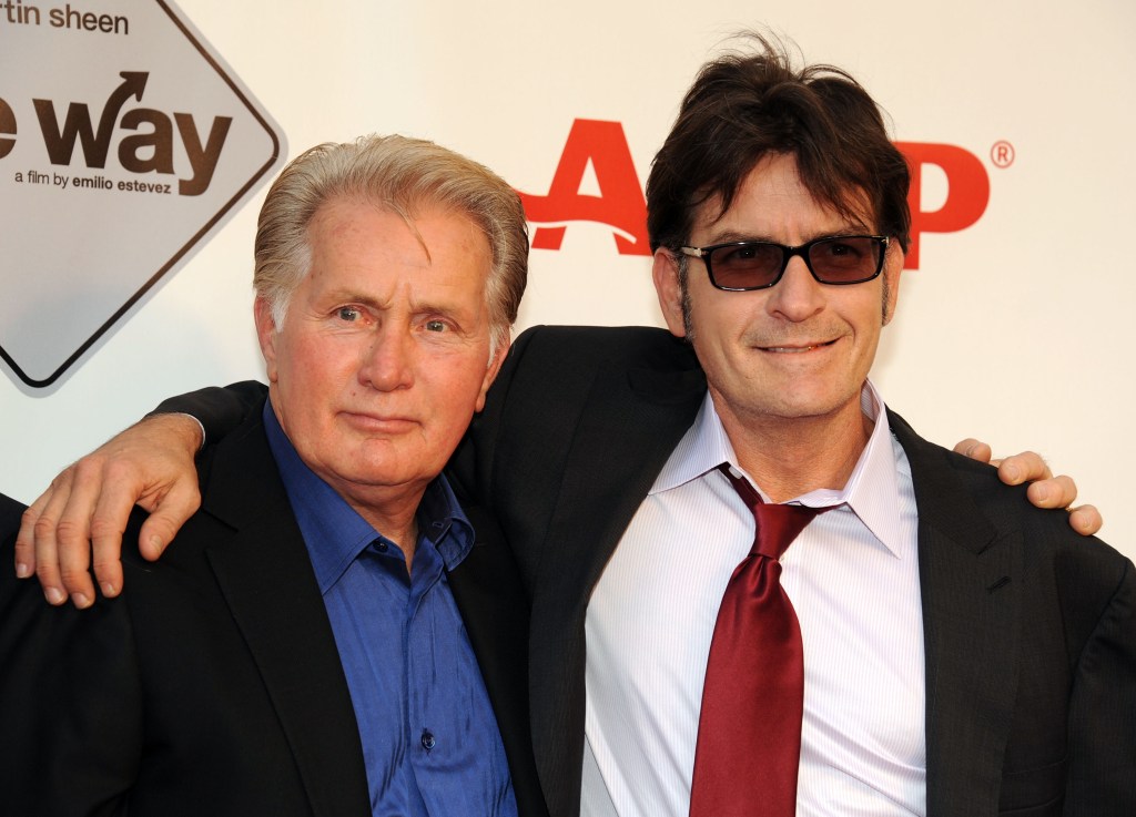 Martin and Charlie Sheen