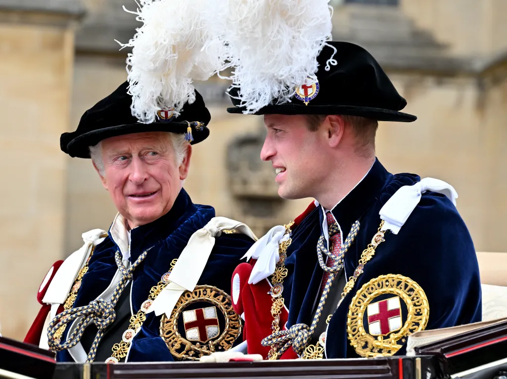 King Charles and Prince William