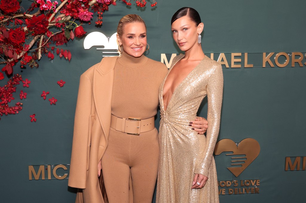 Yolanda and Bella Hadid
