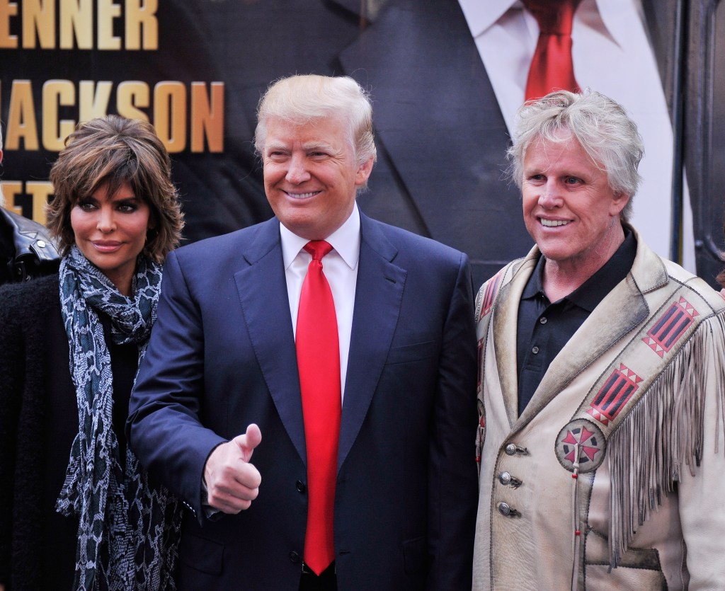 Gary Busey and Lisa Rinna
