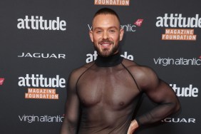 John Whaite in a sheer black top at the Attitude Awards 2023