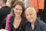 Julia Lemigova with her wife