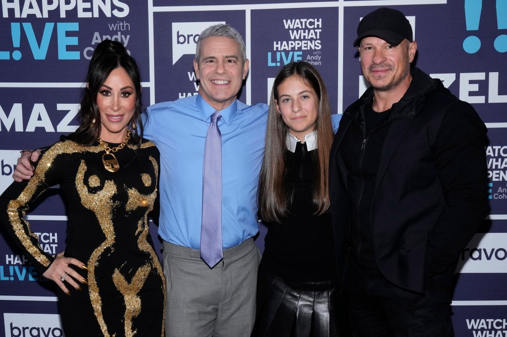 Angie K and Andy Cohen