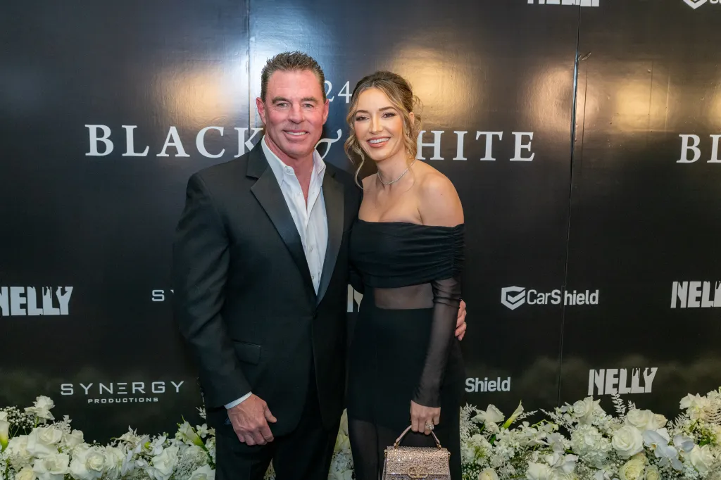 Jim Edmonds with his current wife