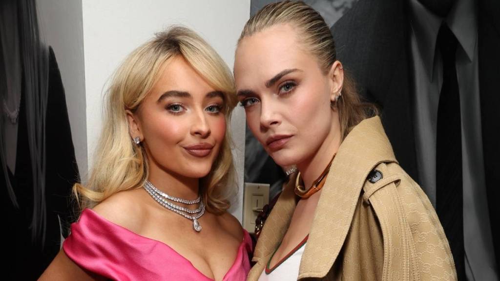 Cara Delevingne Pulls a Face During Sabrina Carpenter's 54 Party