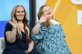Mama June and Honey Boo Boo waving on the set of Good Day New York
