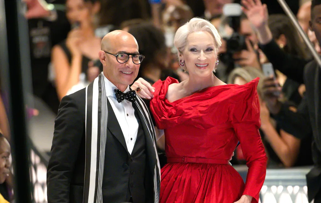 Meryl Streep and Stanley Tucci