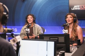 Teresa and Gia Giudice at in the studio for SiriusXM's Jeff Lewis Live