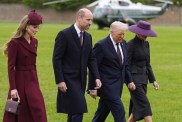 Kate Middleton and Prince William with guests