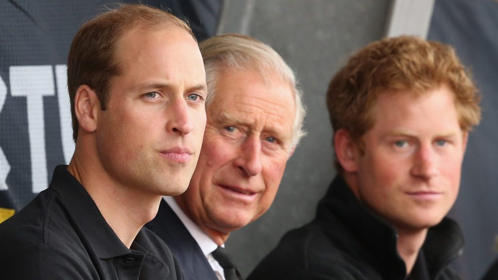 Prince William, Prince Harry, King Charles