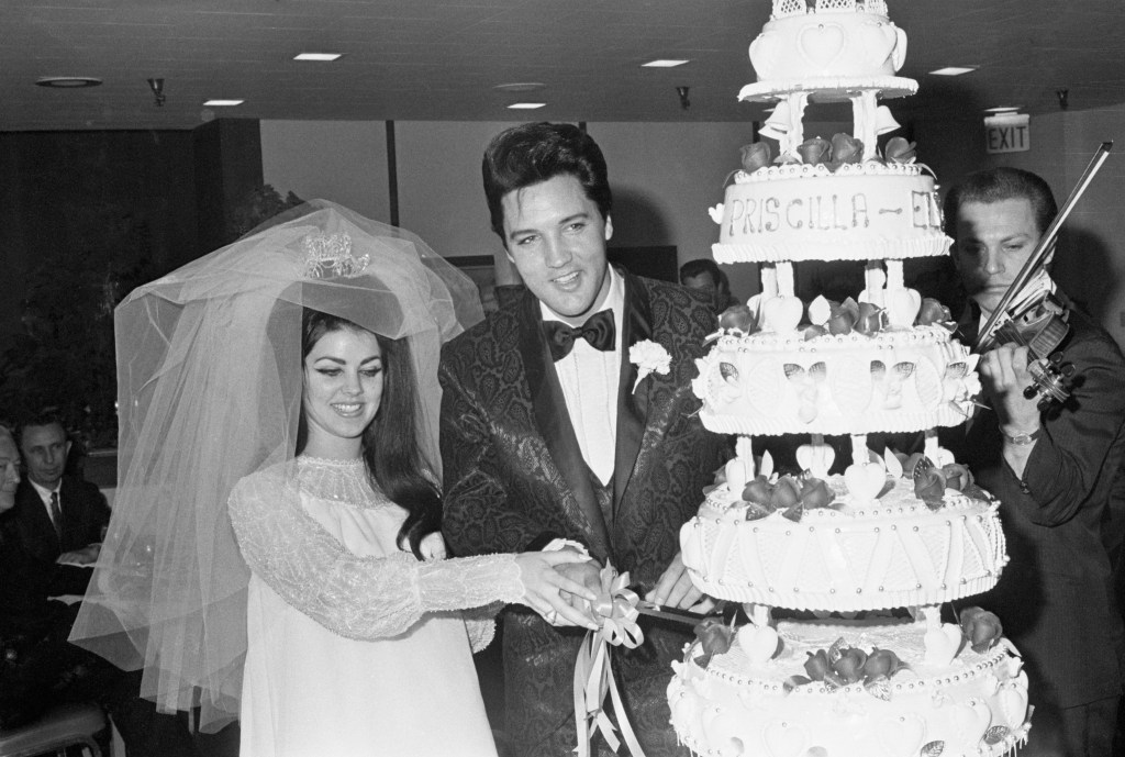 Priscilla and Elvis Presley 