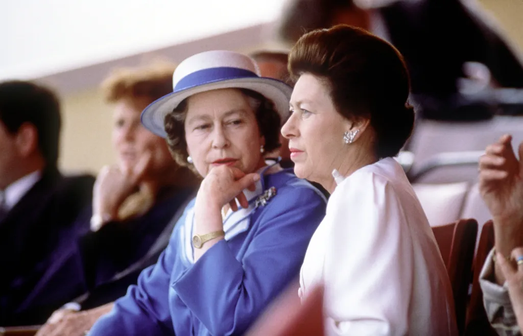 Queen Elizabeth and Princess Margaret