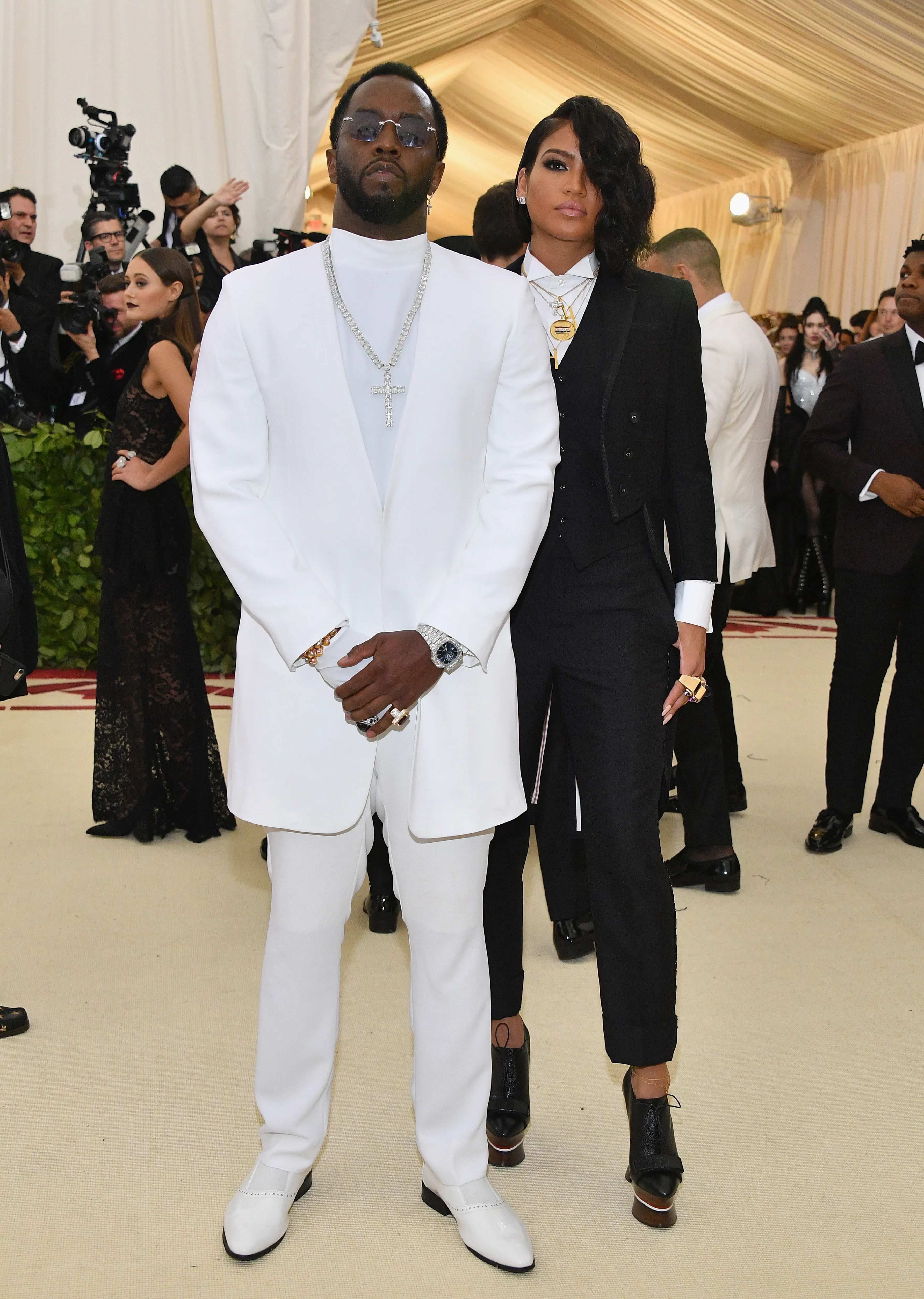 Cassie Ventura with her ex 