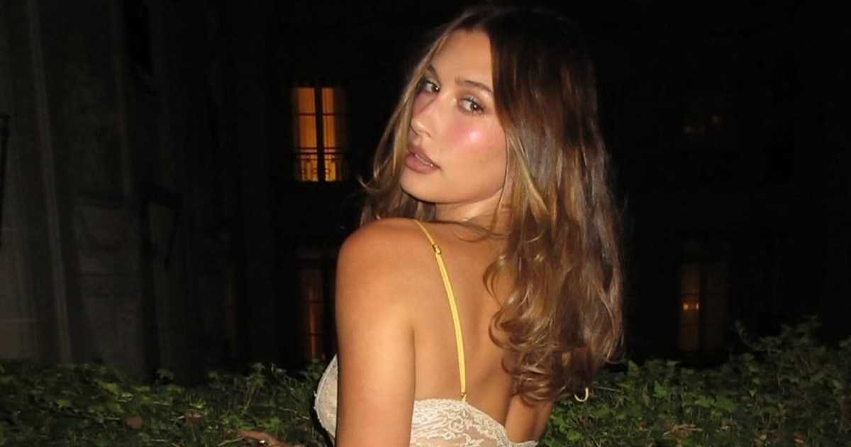 Hailey Bieber Has Fans Saying ‘Damn Mother’ In Lingerie-Inspired Romper