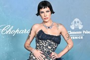 Halsey Leaves Little to the Imagination in a Racy Corset-Style Dress