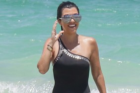 Internet Reacts to Kourtney Kardashian’s Revealing Swimsuit Display
