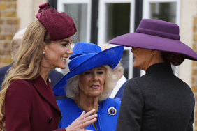 Queen Camilla Kate Middleton hand gesture