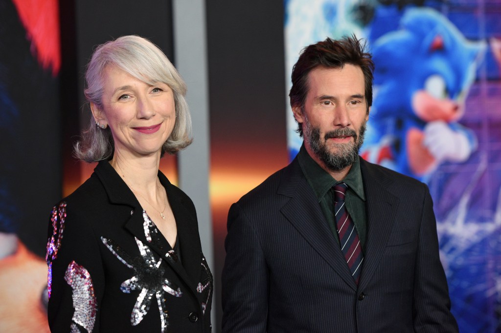 Keanu Reeves and Alexandra Grant