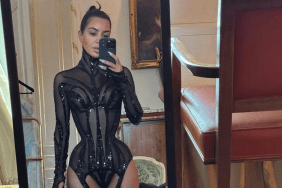 Kim Kardashian's Photos in Sheer SKIMS Clothing Causes a Stir Online: 'Perfection'