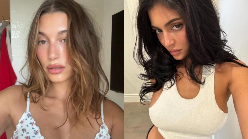 Hailey Bieber's Photos in Lingerie-Inspired Outfit Has Kylie Jenner Saying: 'Well Sh*t'