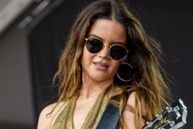 Maren Morris Drops Jaws With Daring Neckline & High Slit Dress