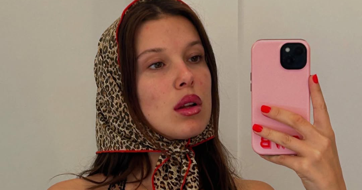 New Mom Millie Bobby Brown Serves Major Glam in Bikini Top