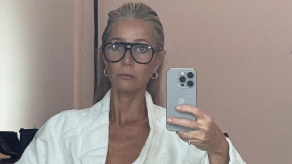 Gwyneth Paltrow Wearing Underwear & Unbuttoned Shirt Deserves Second Glance