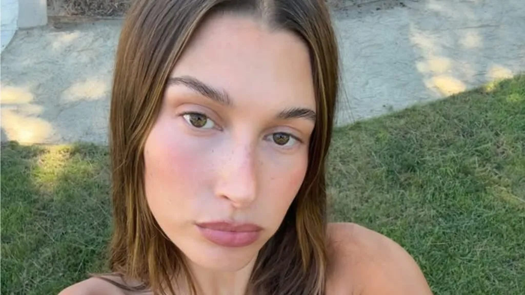 Hailey Bieber Leaves Nothing to Imagination in Barely-There Bikini