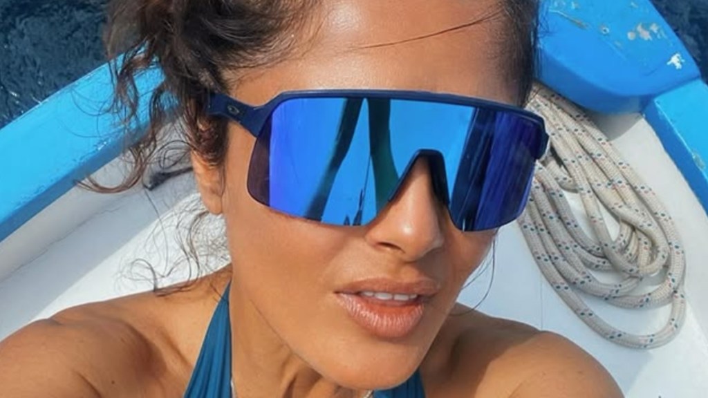 Salma Hayek Slips Into Sexy Red Bikini for Birthday