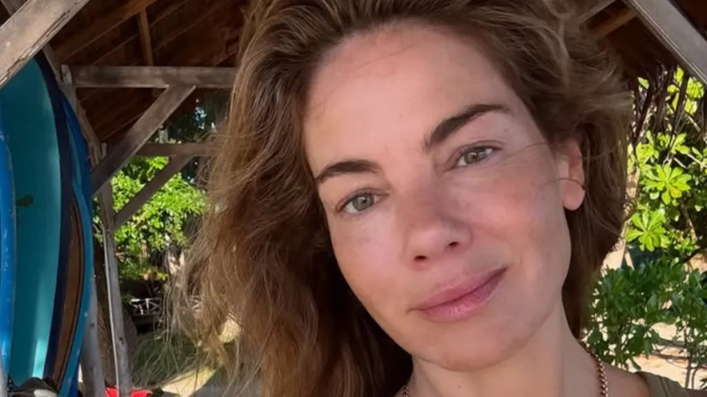 Michelle Monaghan Highlights Her Abs in Itty-Bitty Black Bikini