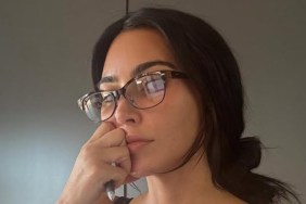 Kim Kardashian Wears Nothing Beneath See-Through Tank Top & Leggings