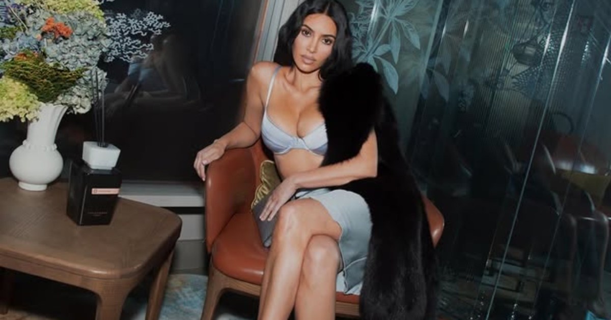 Kim Kardashian Rocks Silk Bra & Skirt in Italy Getaway