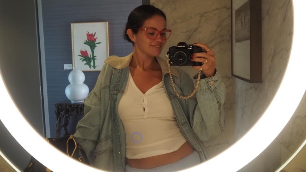 Selena Gomez Turns Heads in Crop Top & Underwear Look