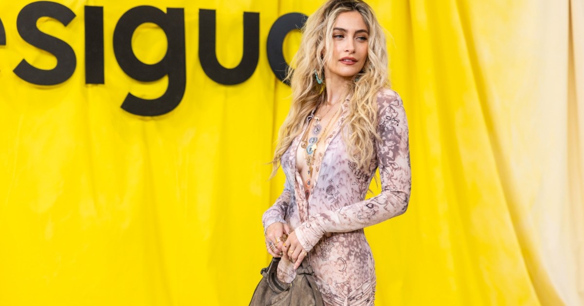 Paris Jackson Stuns in Sheer Dress, Says 'Grassy A**' in Spain