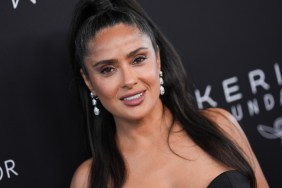 Salma Hayek Stuns in Daring Neckline Black Dress Is Pure Fire