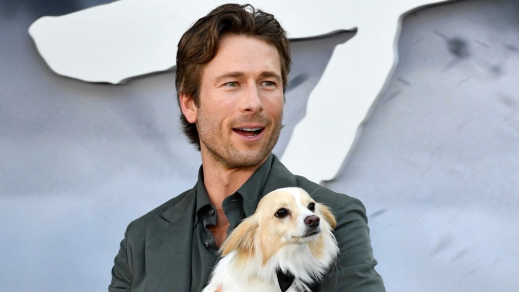 Glen Powell's Dog Becomes Talk of the Town As They Arrived For Jimmy Kimmel