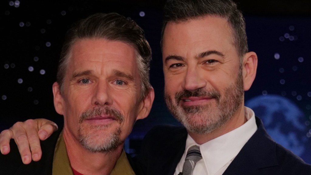 Jimmy Kimmel Gets Surprise Cameo From Ethan Hawke Mid-Monologue